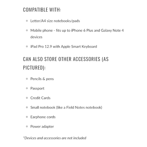 Galen Leather Handmade Leather Padfolio for iPad Pro 12.9 & Surface Pro and Lett - Picture 3 of 10